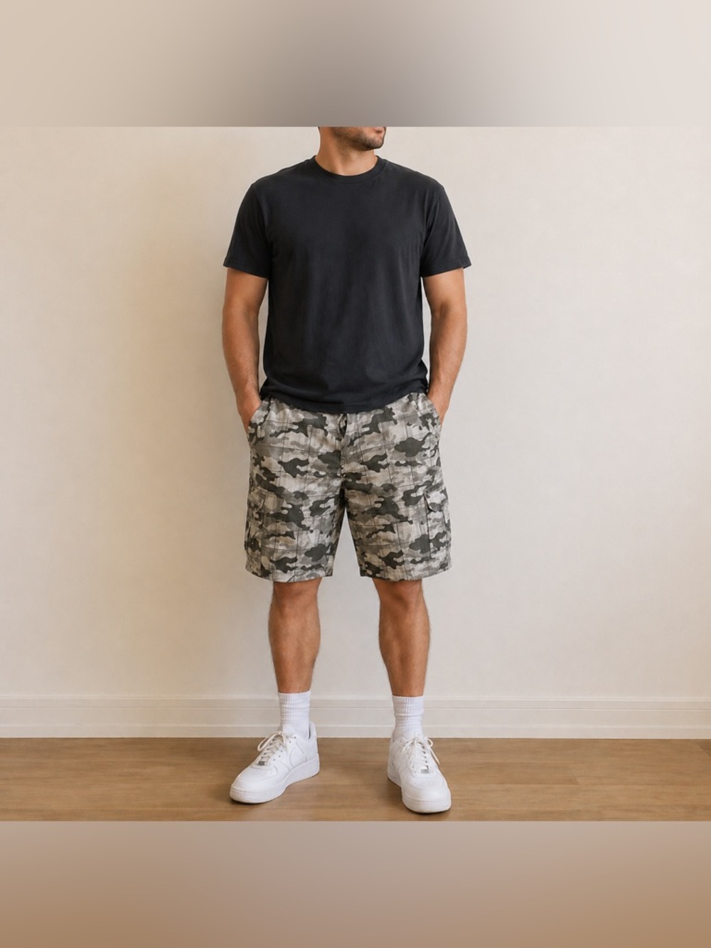 Mens Carbon Cargo Shorts size 38